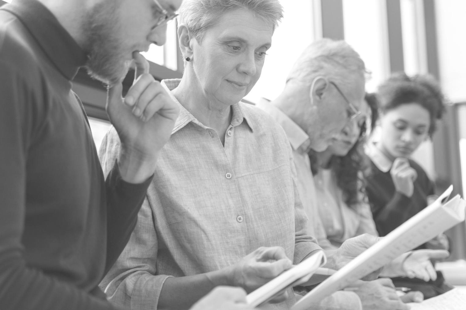 Students working on real advertising campaign strategies